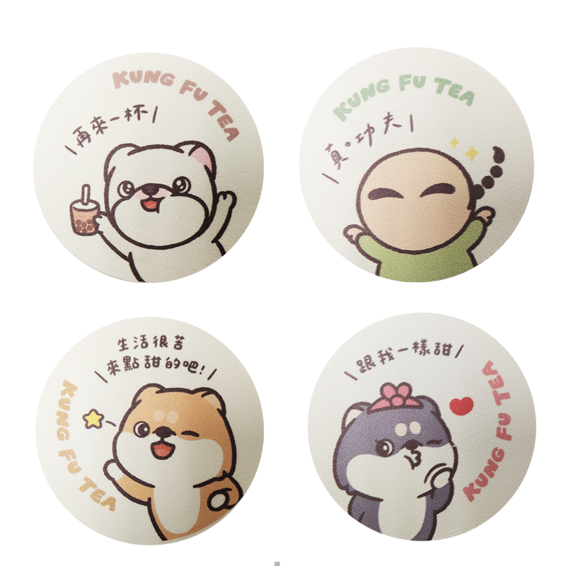 Kung Fu Tea Coaster