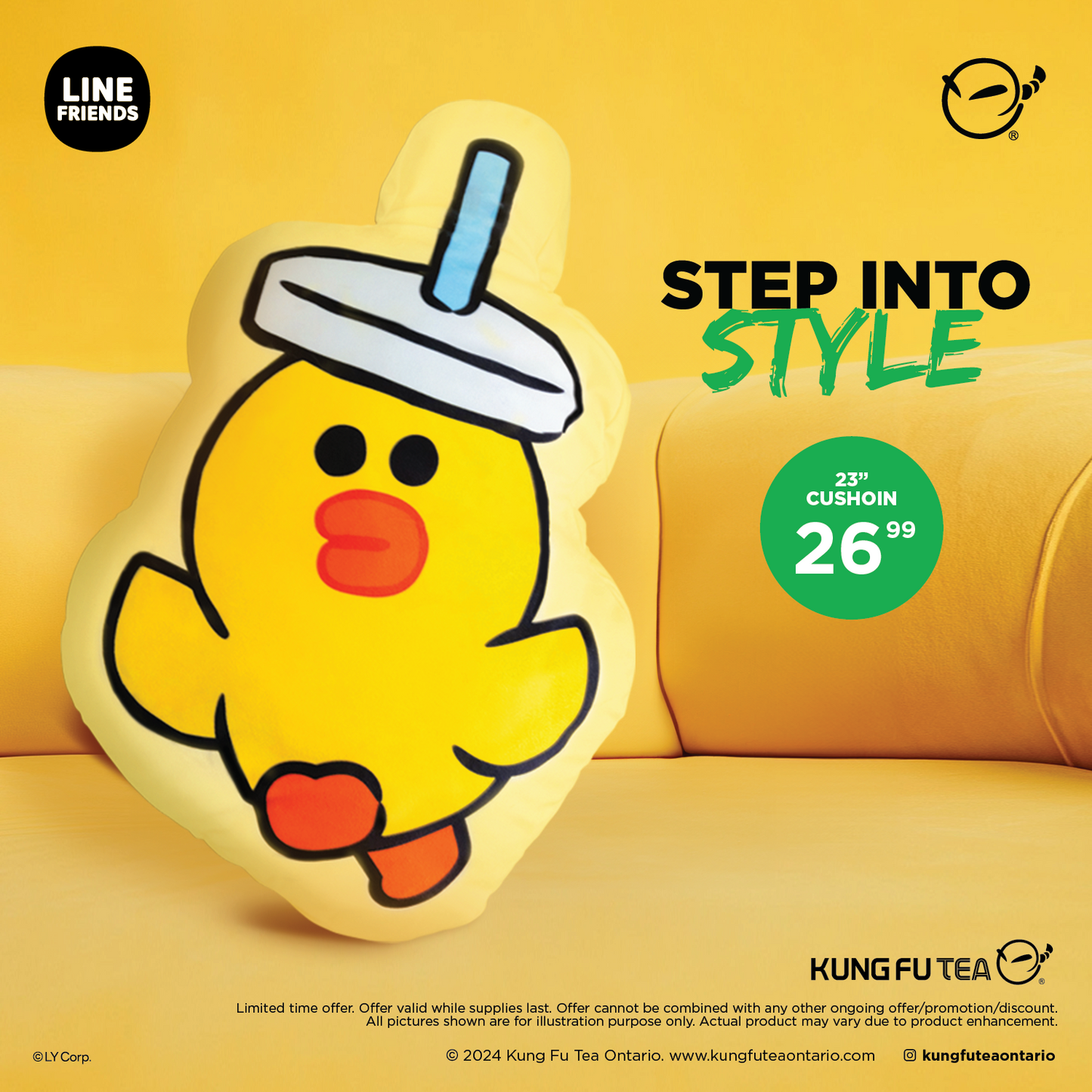 LINE FRIEND 23" SALLY Cushion