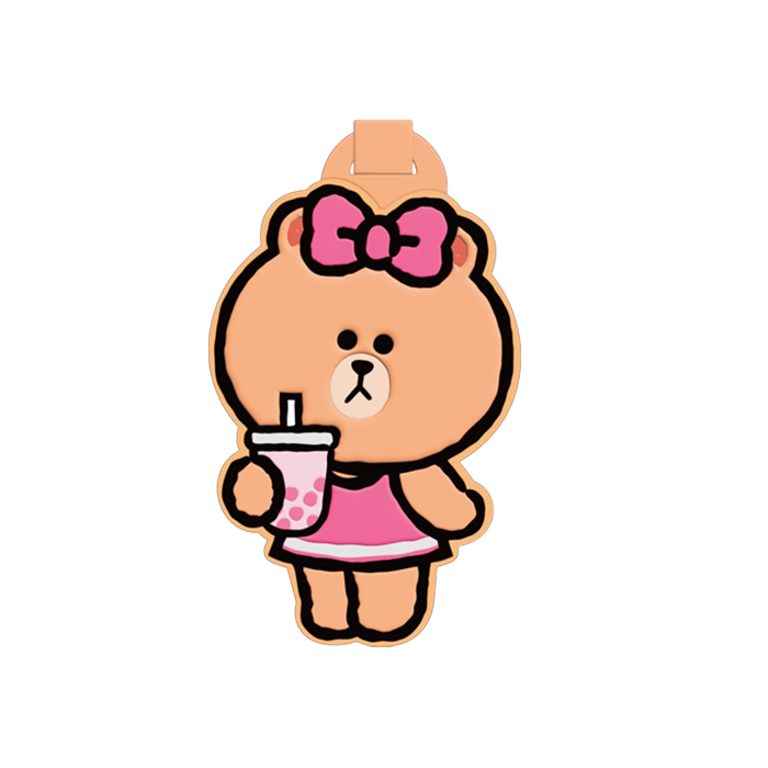 LINE FRIENDS Travel Tag (CHOCO)