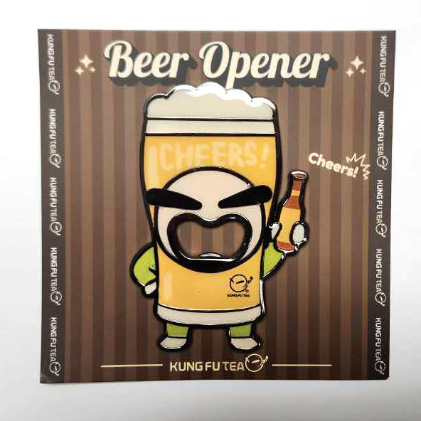 Kung Fu Tea Magnet Beer Opener
