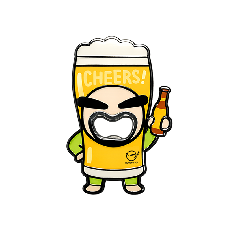 Kung Fu Tea Magnet Beer Opener